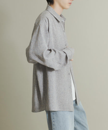 輕薄斜紋常規領襯衫