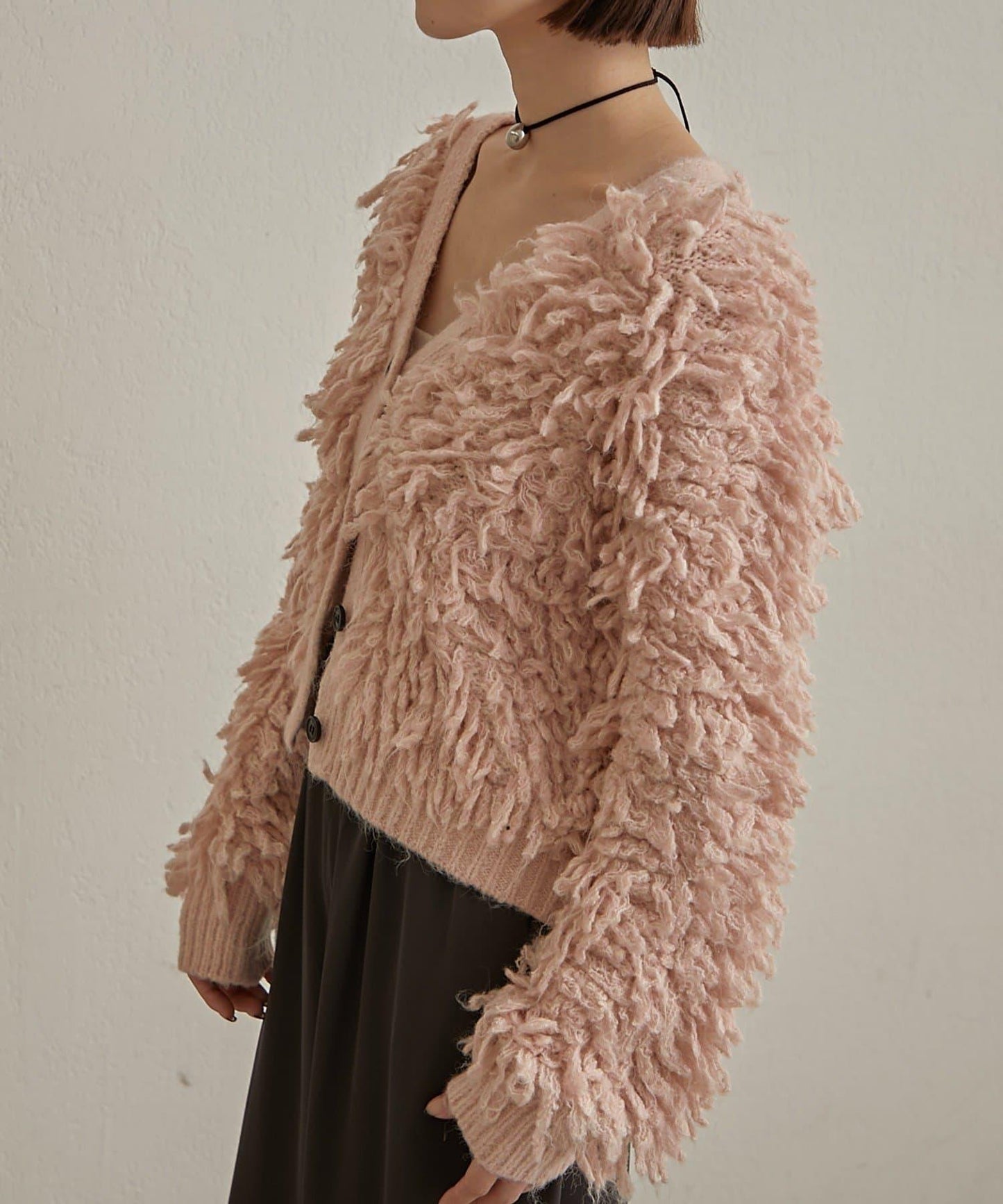 流蘇針織開衫