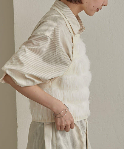流蘇掛脖短上衣