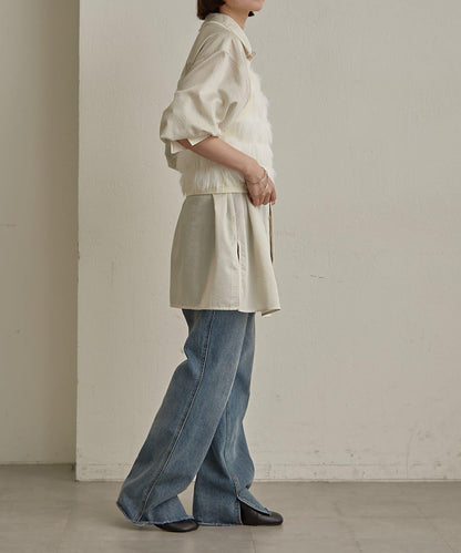 流蘇掛脖短上衣