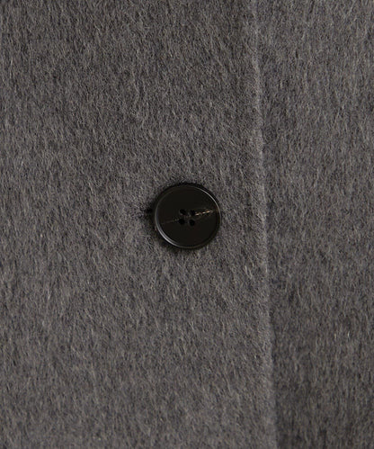 羊毛雙面呢長款大衣