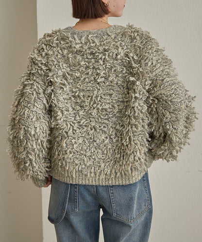 流蘇針織開衫