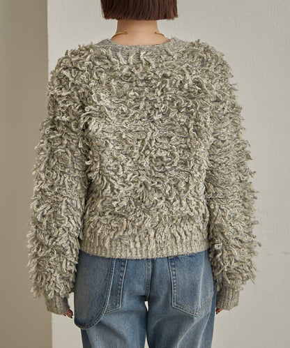 流蘇針織開衫
