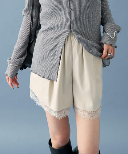 蕾絲疊穿褲