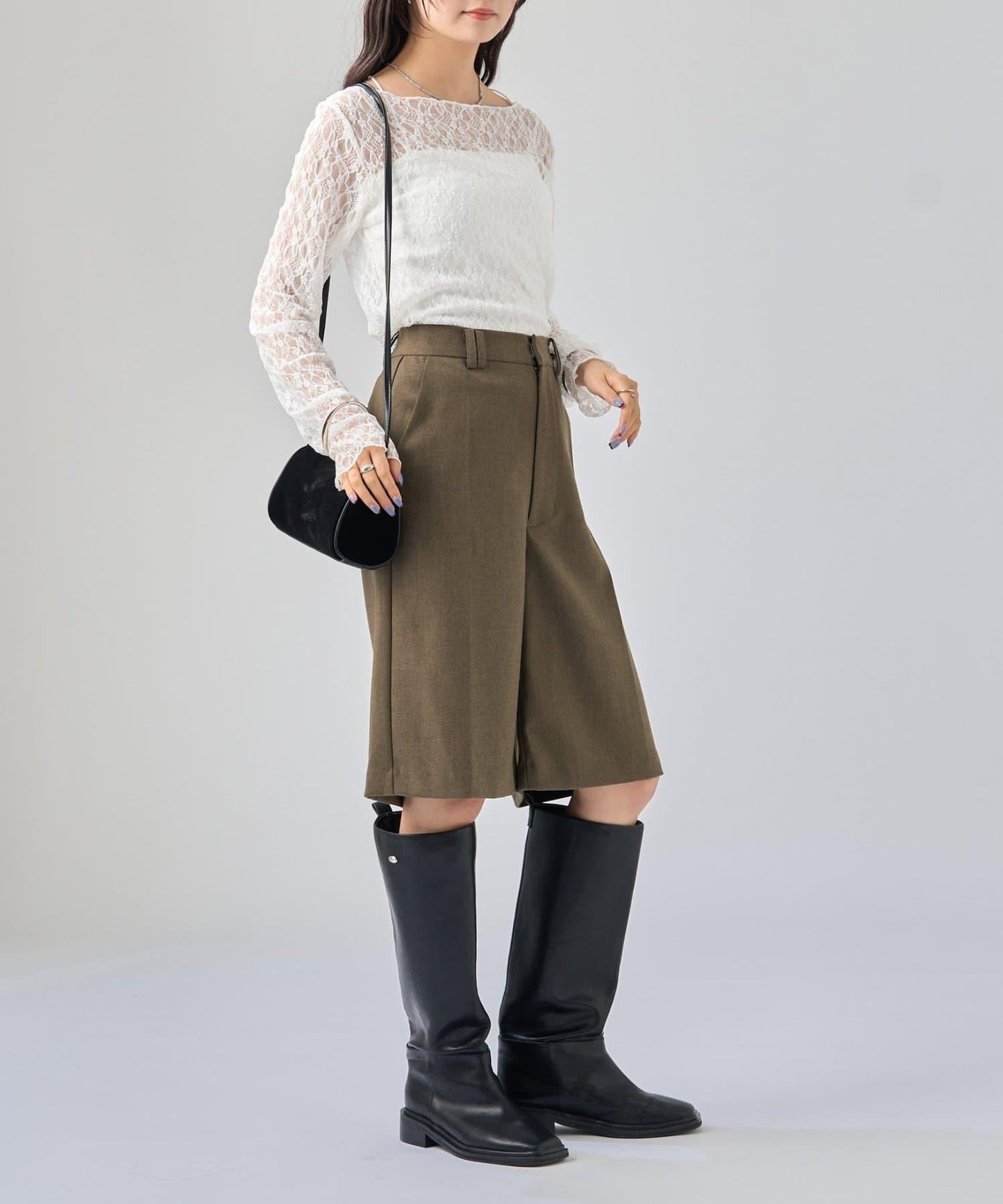 【mystic】羊毛感半身短褲