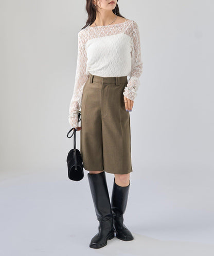 【mystic】羊毛感半身短褲