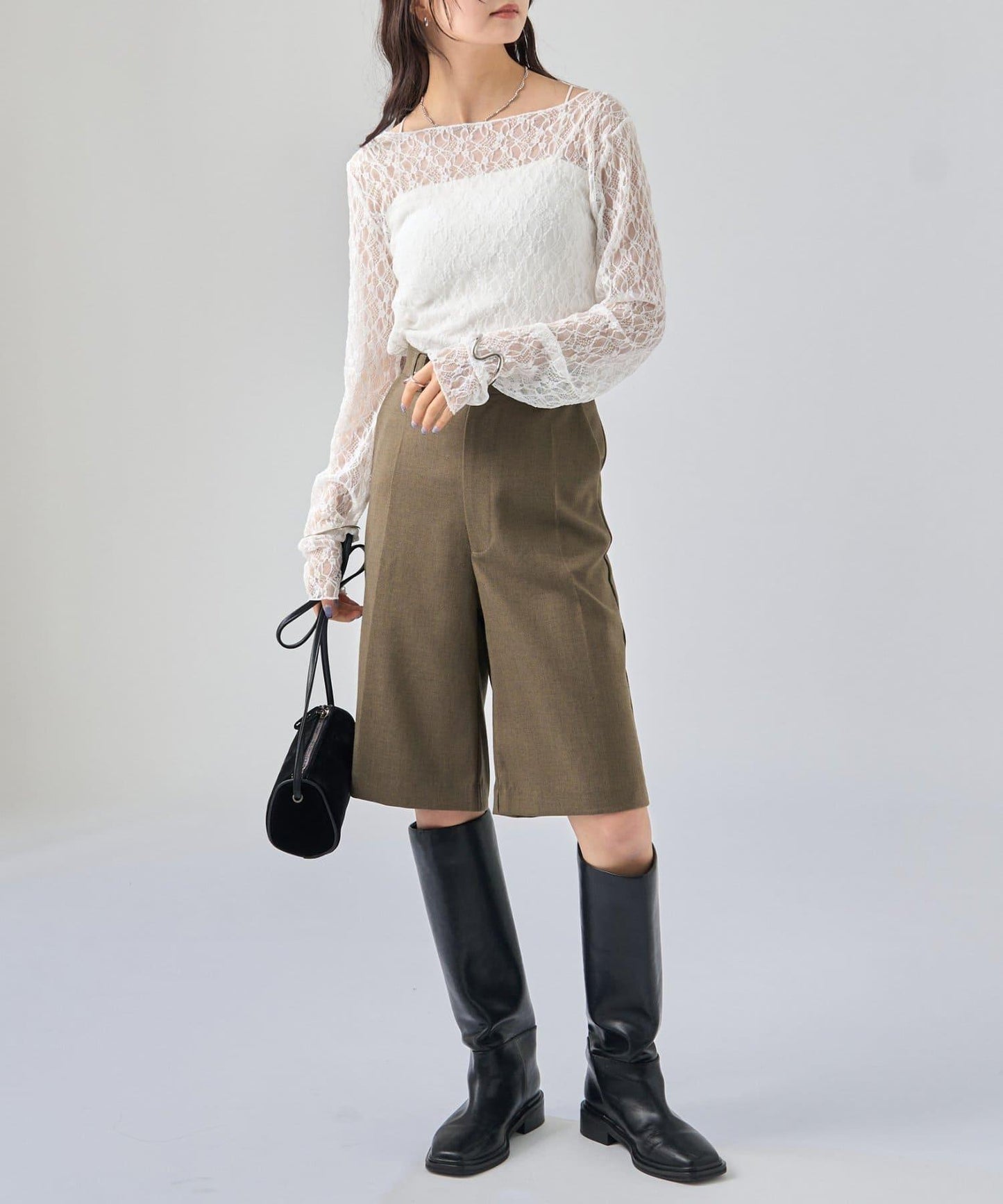 【mystic】羊毛感半身短褲