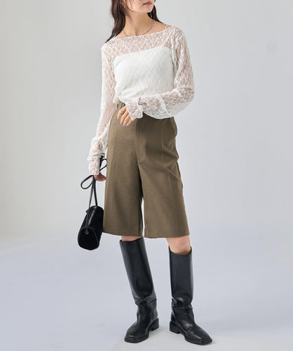 【mystic】羊毛感半身短褲