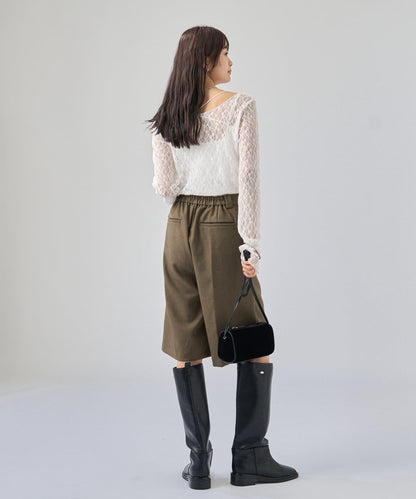 【mystic】羊毛感半身短褲