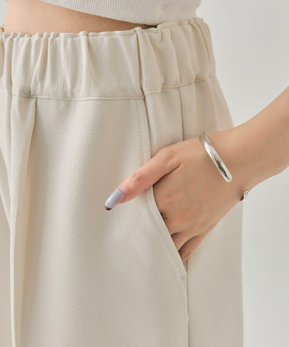 花呢荷葉邊吊帶上衣套裝