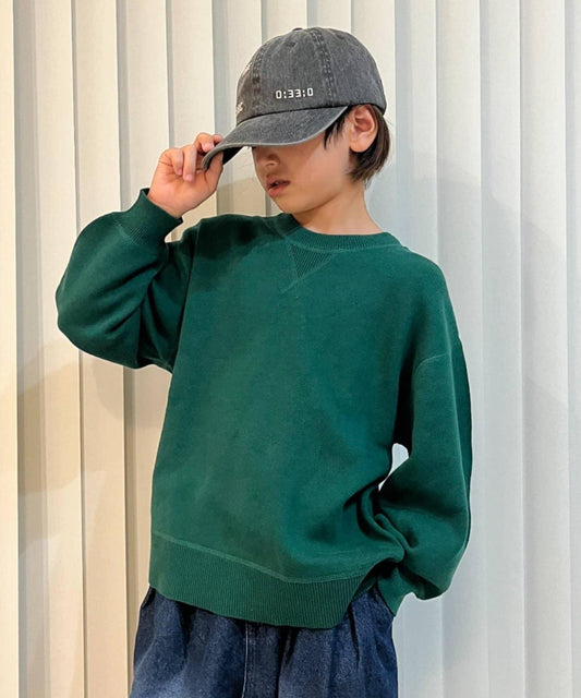 【100%純棉可水洗】【KIDS】衛衣風針織衫