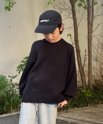 【100%純棉可水洗】【KIDS】衛衣風針織衫