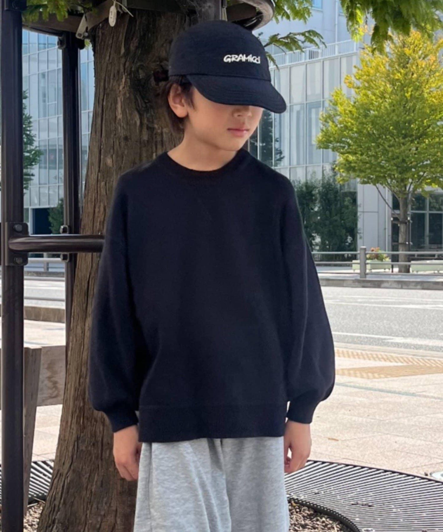 【100%純棉可水洗】【KIDS】衛衣風針織衫
