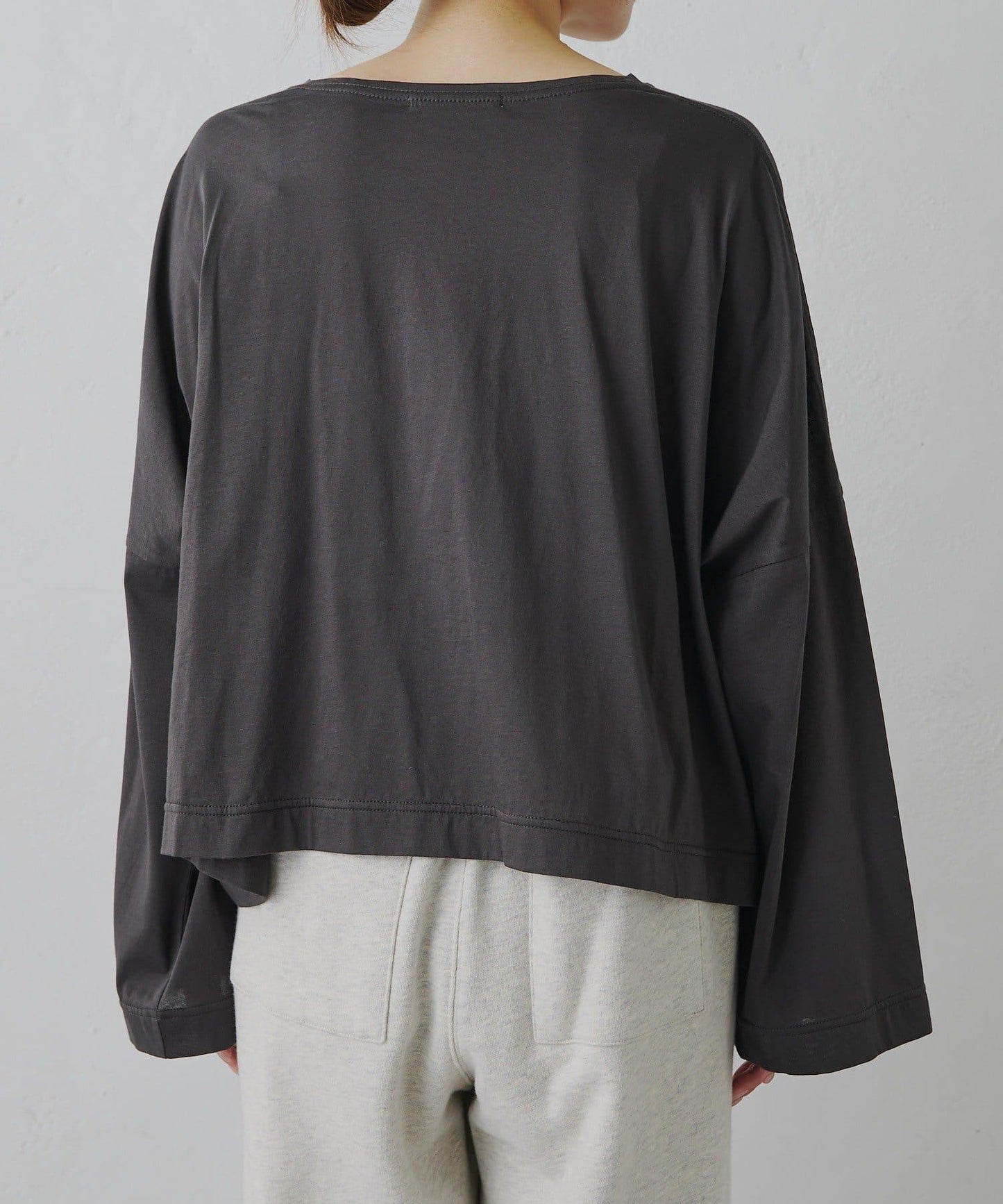 再生棉絲光植絨印花T恤