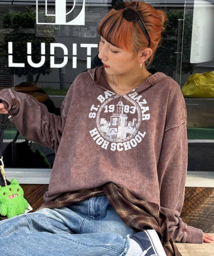 重磅工藝開領連帽衛衣