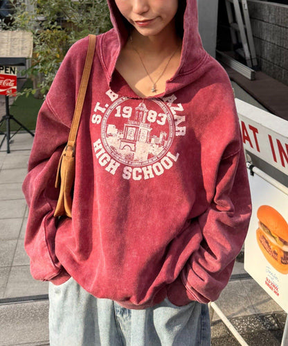 重磅工藝開領連帽衛衣