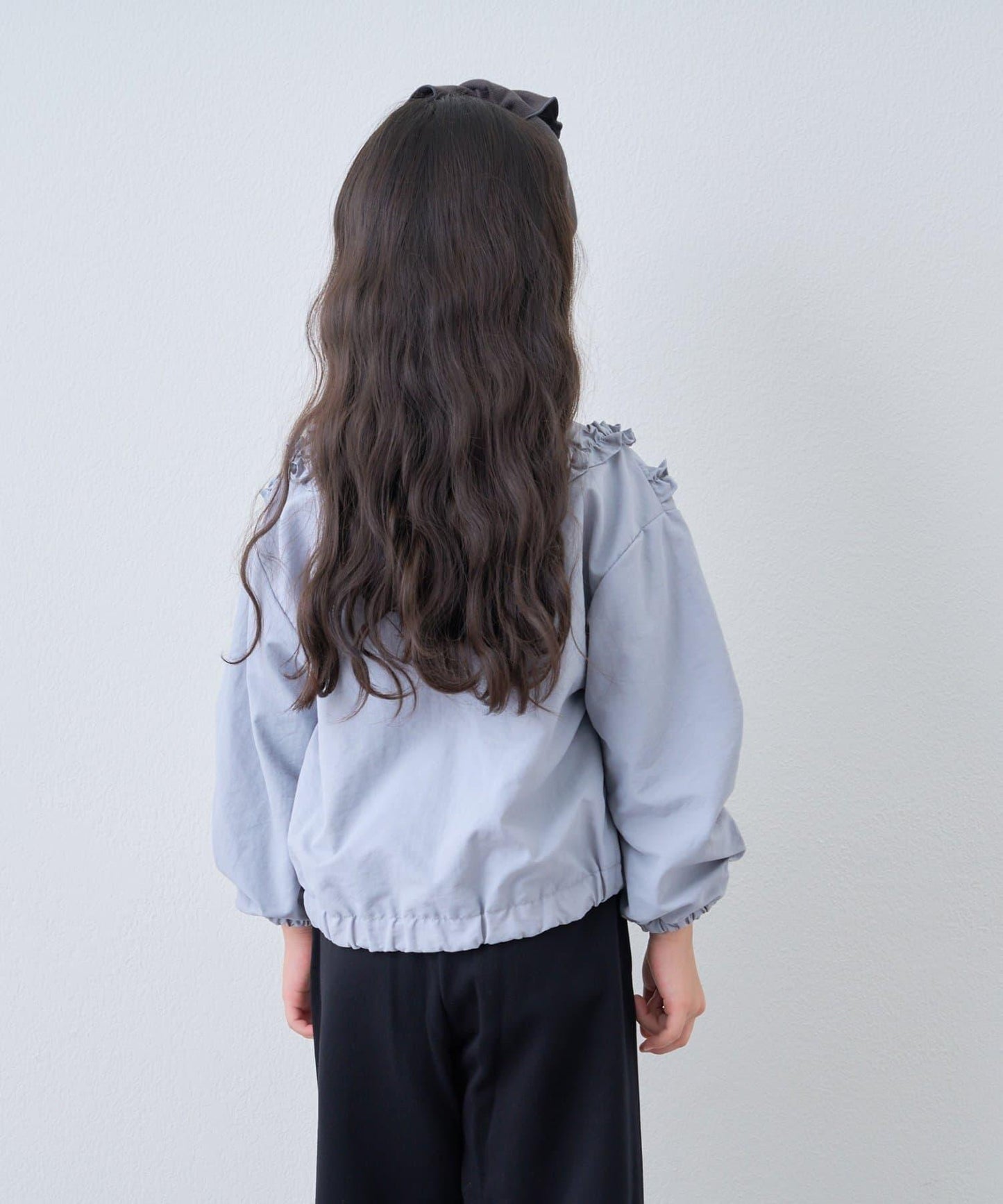 【KIDS】荷葉邊褶皺連體衣