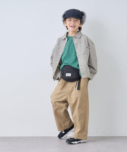 【KIDS】【FOX×TYPY】格子寬鬆襯衫