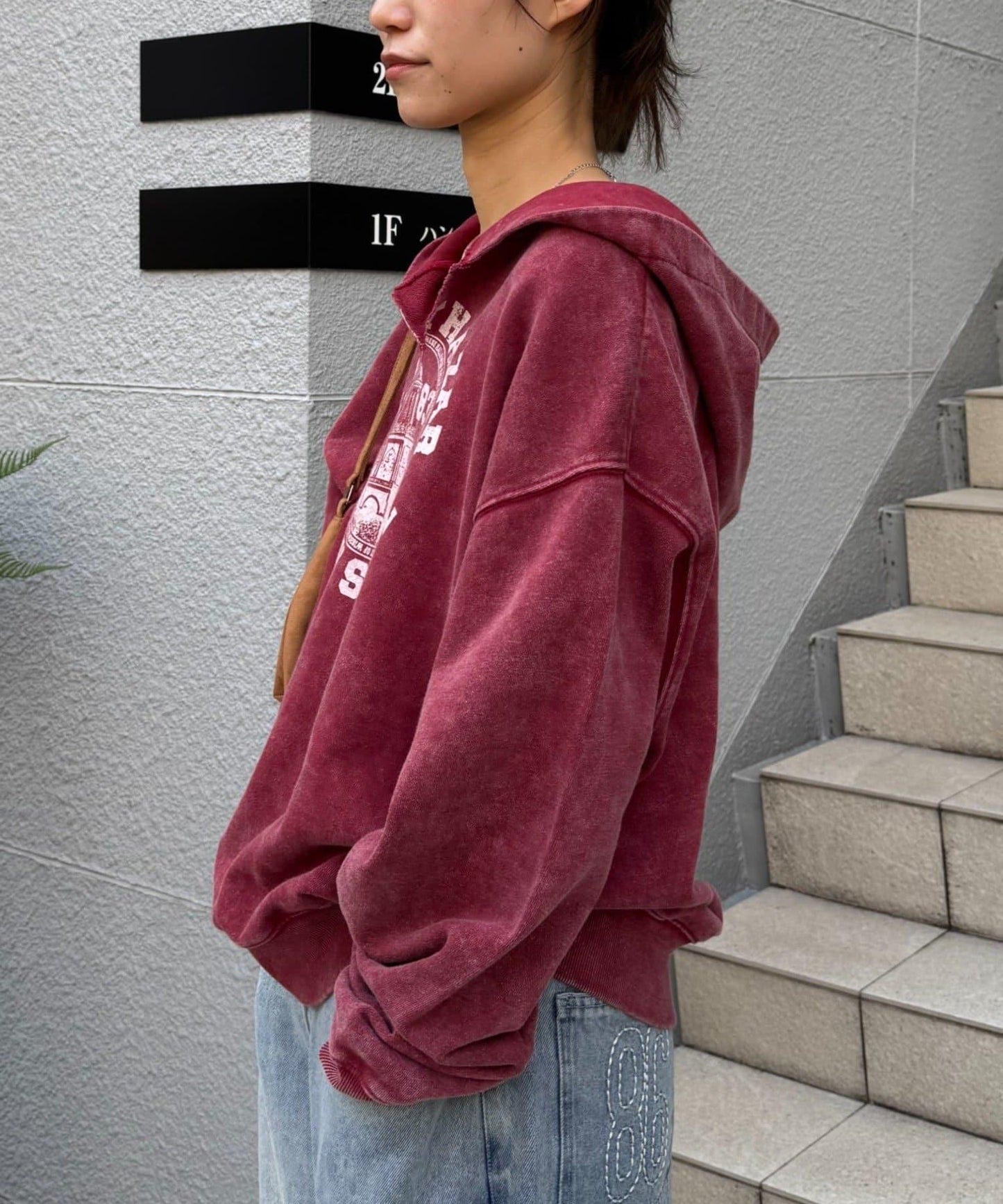 重磅工藝開領連帽衛衣