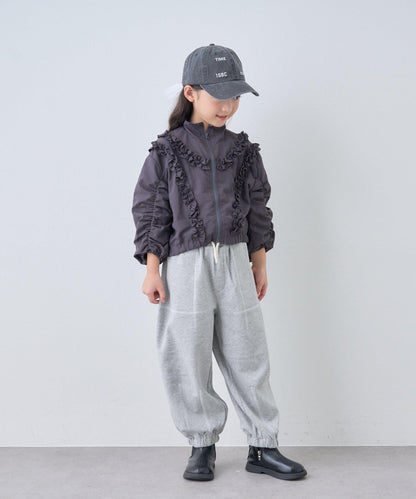 【KIDS】荷葉邊褶皺連體衣