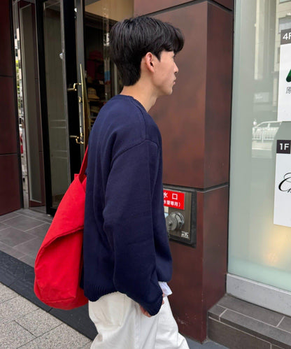 狗狗針織混合標誌提花毛衣