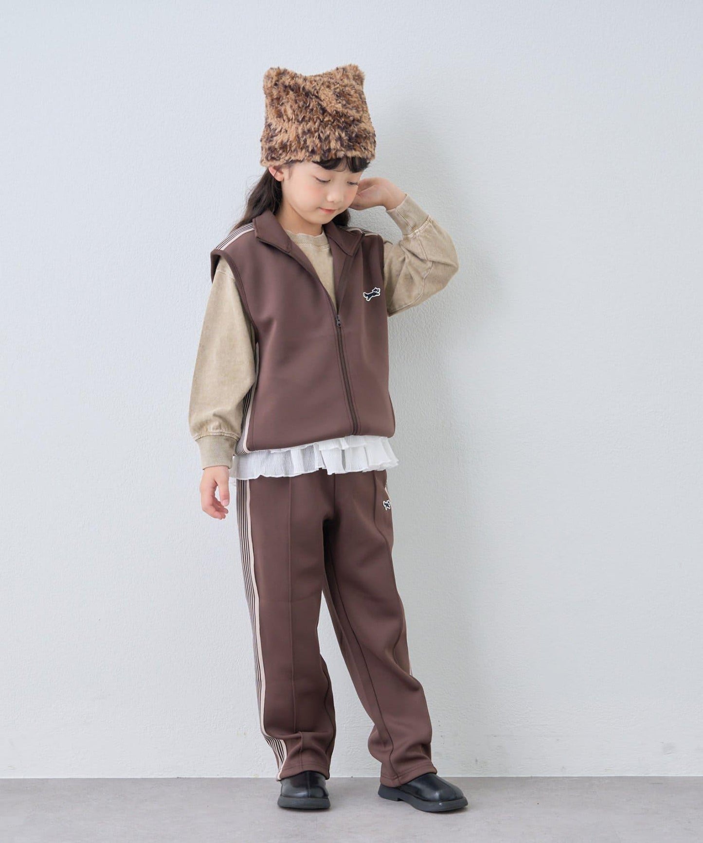 【KIDS】【FOX×TYPY】彈力運動夾克背心