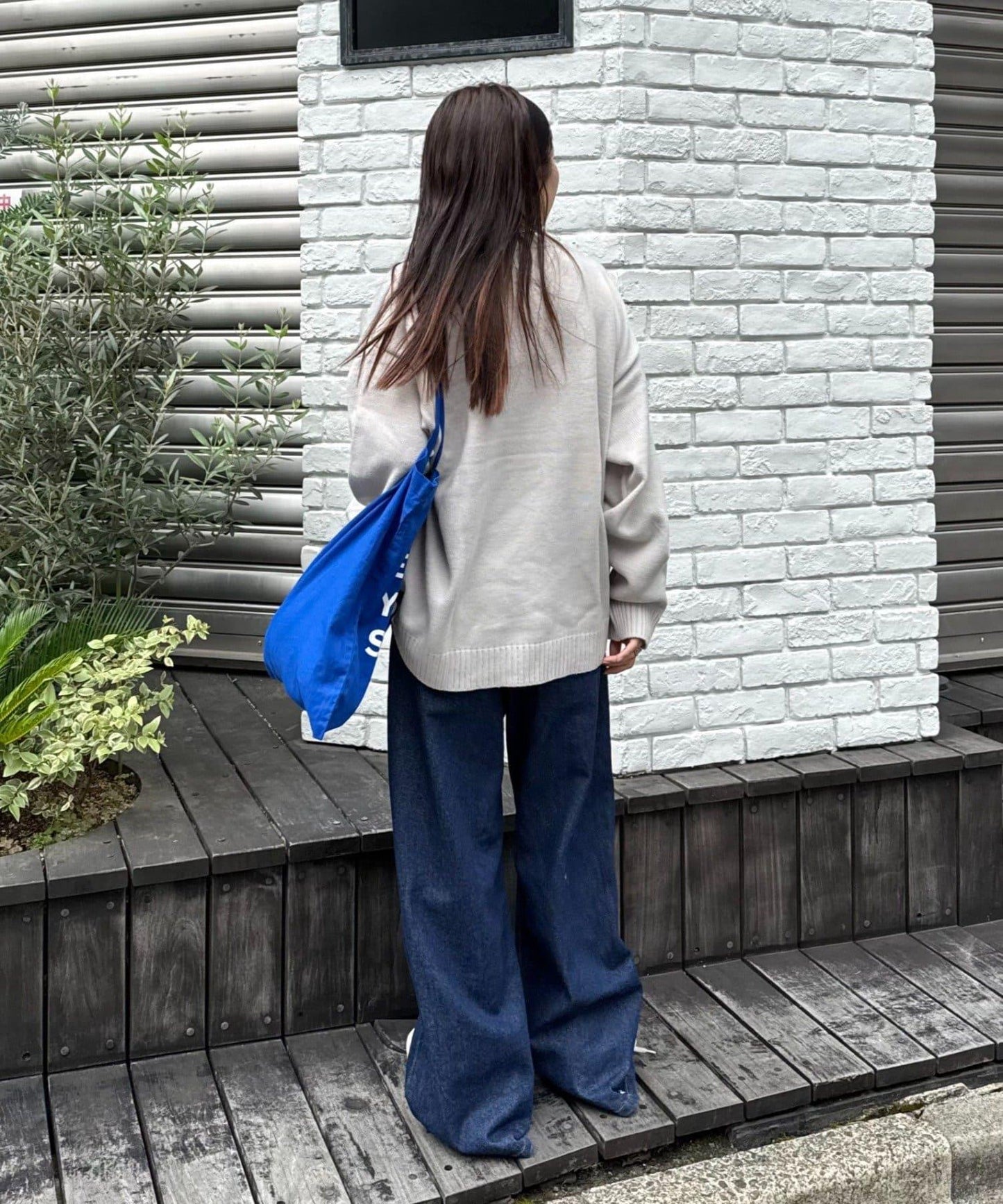 狗狗針織混合標誌提花毛衣