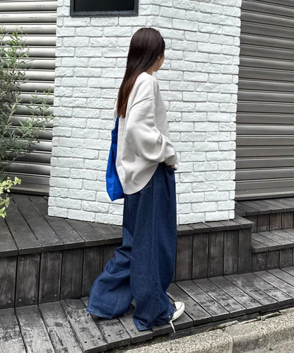 狗狗針織混合標誌提花毛衣