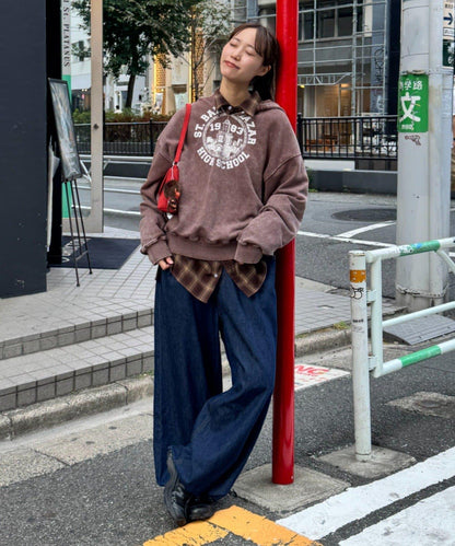 重磅工藝開領連帽衛衣