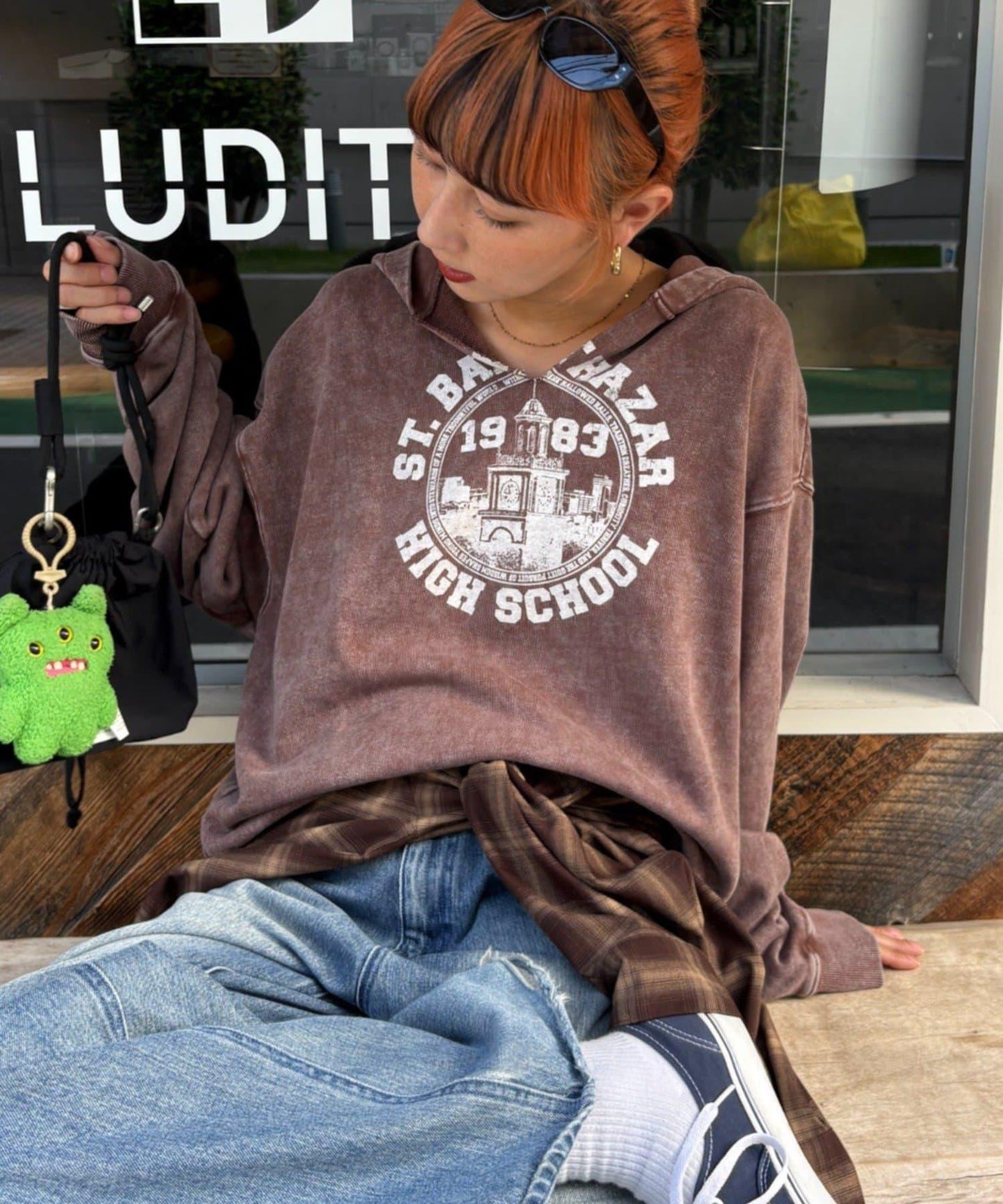 重磅工藝開領連帽衛衣