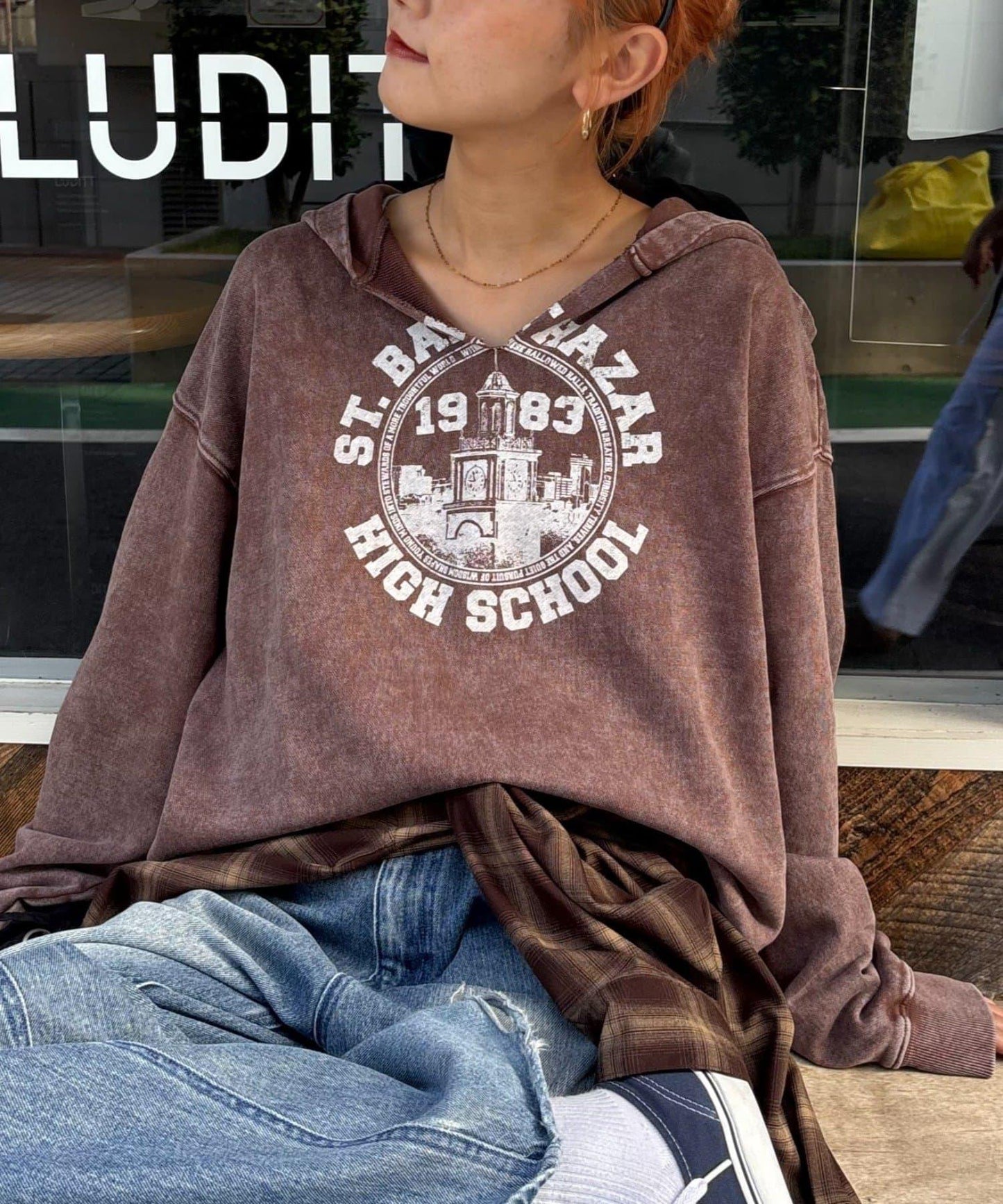 重磅工藝開領連帽衛衣