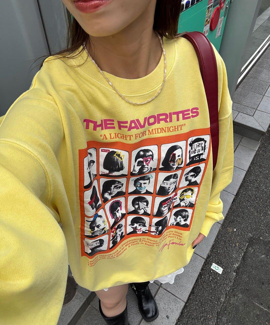 拼接印花水洗衛衣