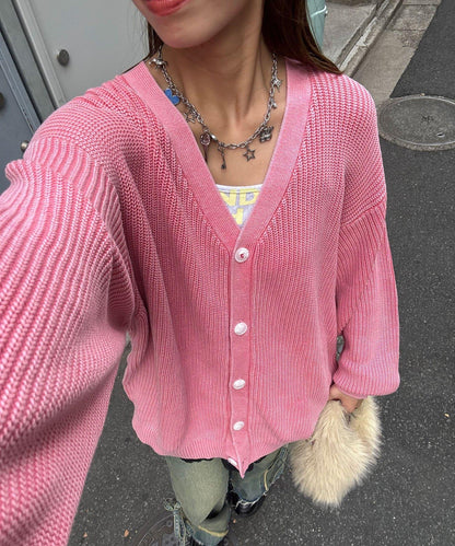 【Ciaopanic】石洗針織開衫