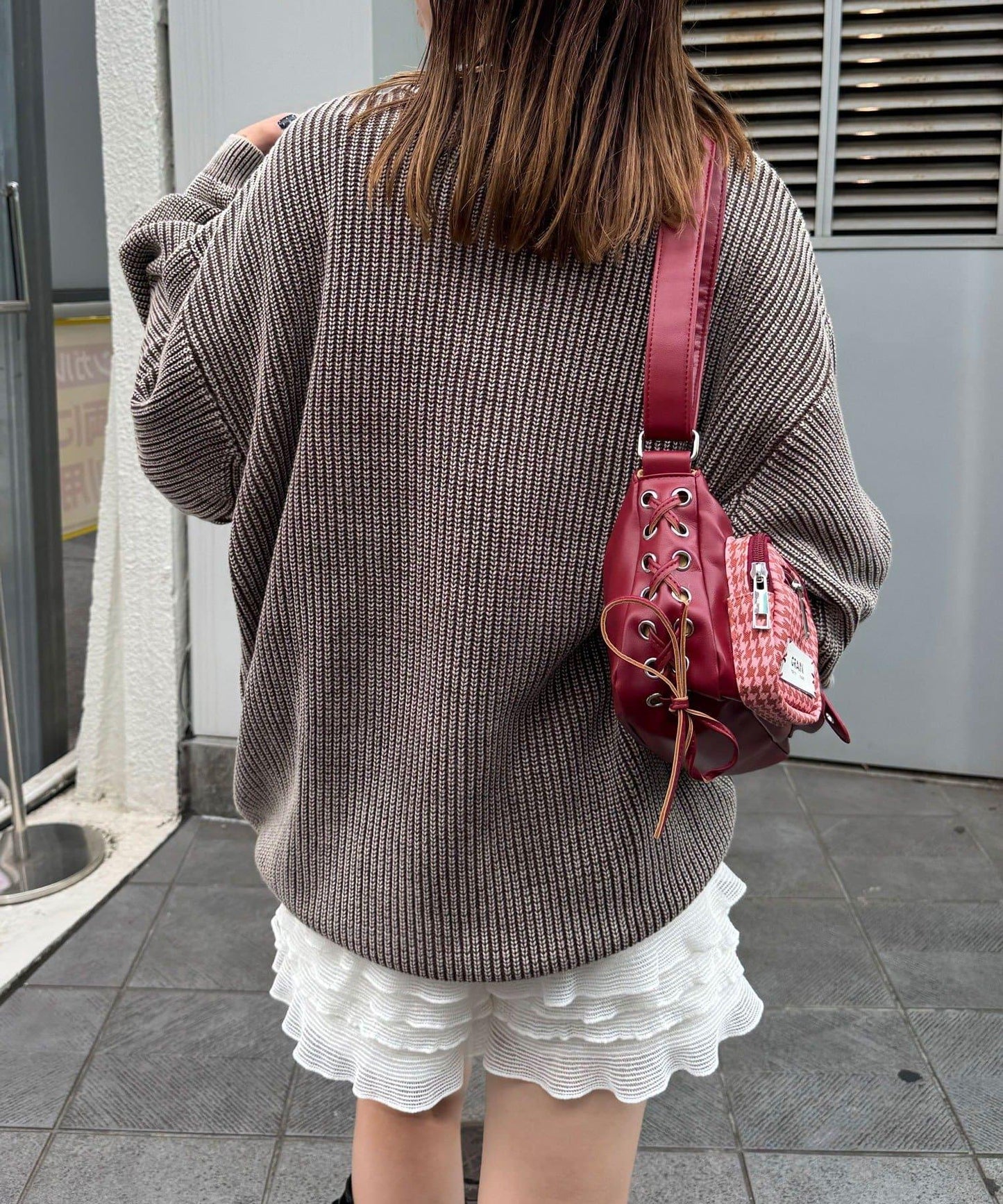 石洗針織套頭衫