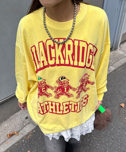 拼接印花水洗衛衣