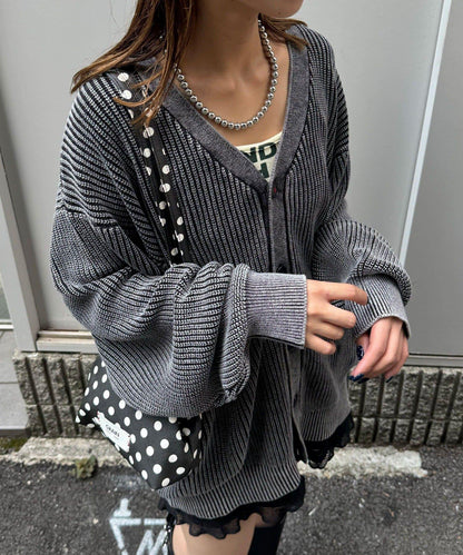 【Ciaopanic】石洗針織開衫