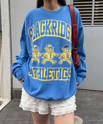 拼接印花水洗衛衣