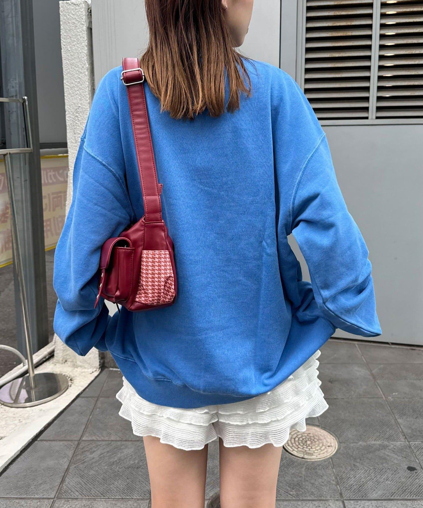 拼接印花水洗衛衣