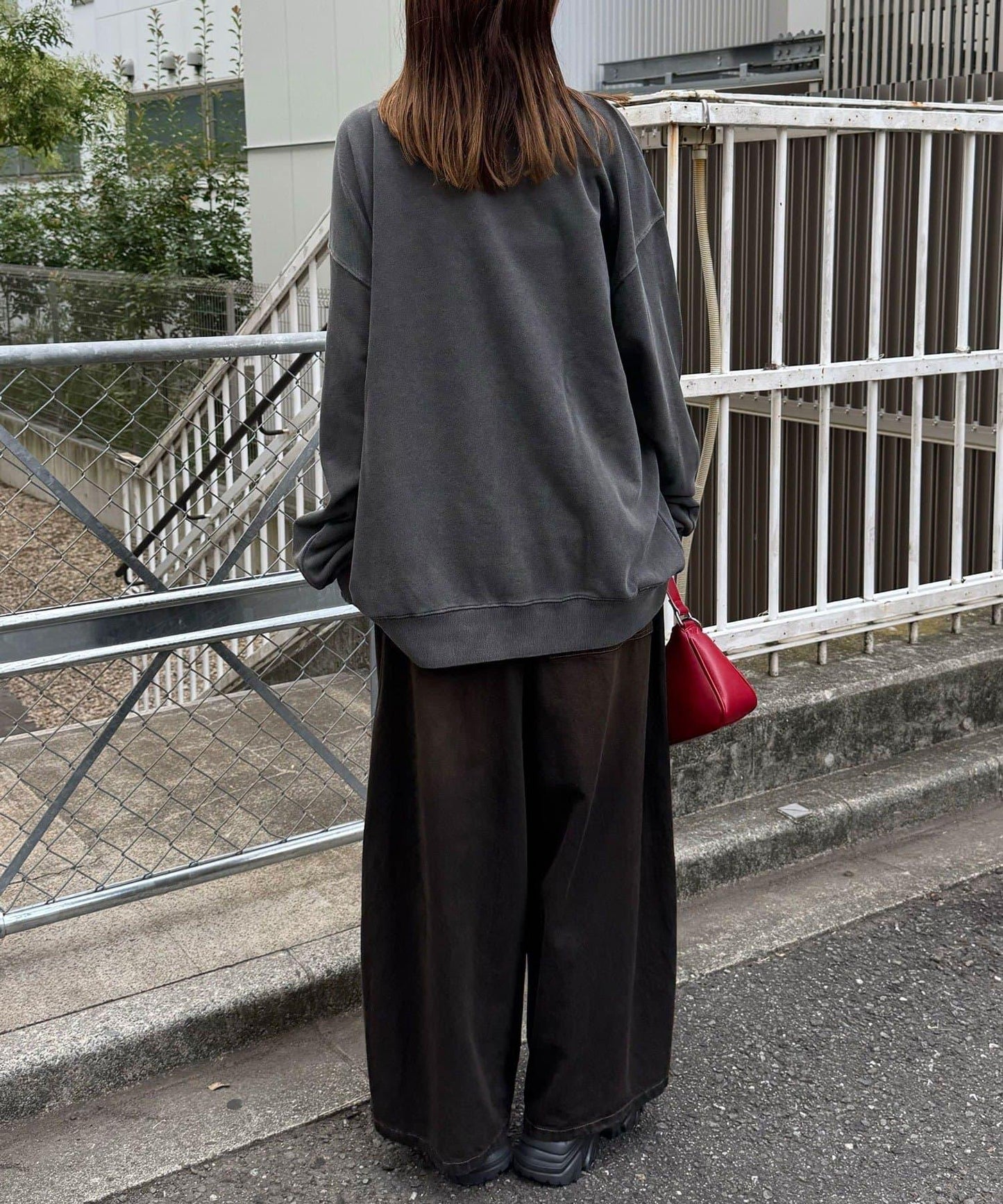 拼接印花水洗衛衣