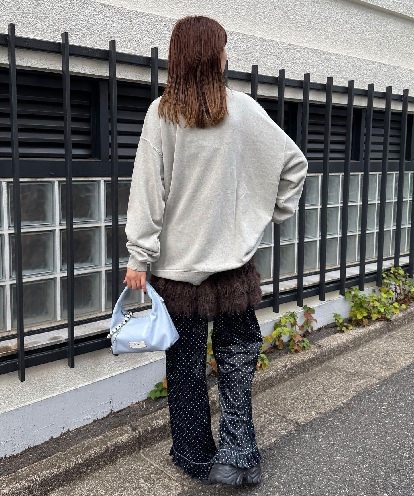 拼接印花水洗衛衣