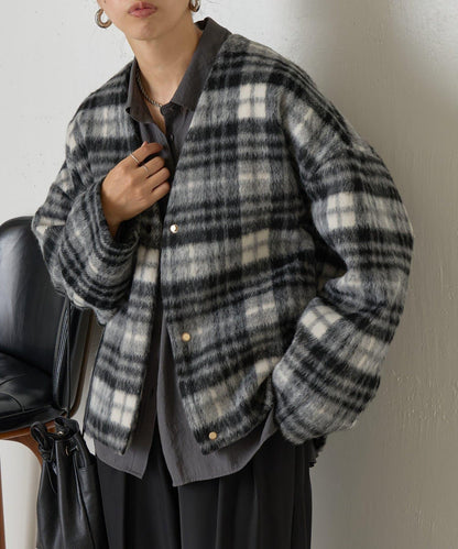 下襬褶飾短款夾克