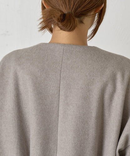 下襬褶飾短款夾克