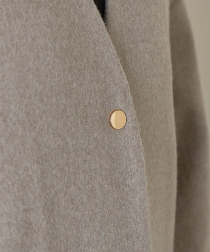 下襬褶飾短款夾克