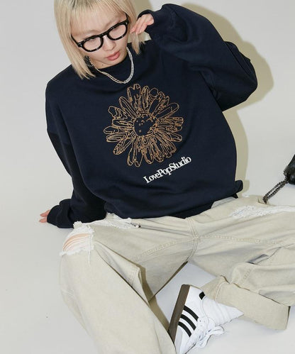 LOVE POP STUDIO 心形標誌圖案衛衣