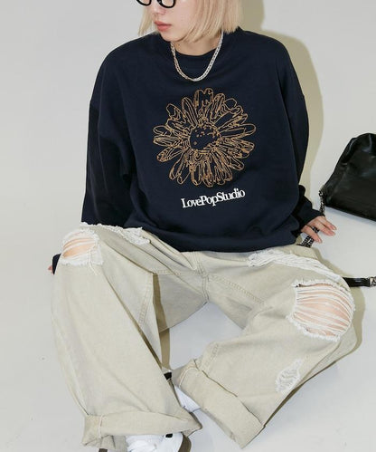 LOVE POP STUDIO 心形標誌圖案衛衣