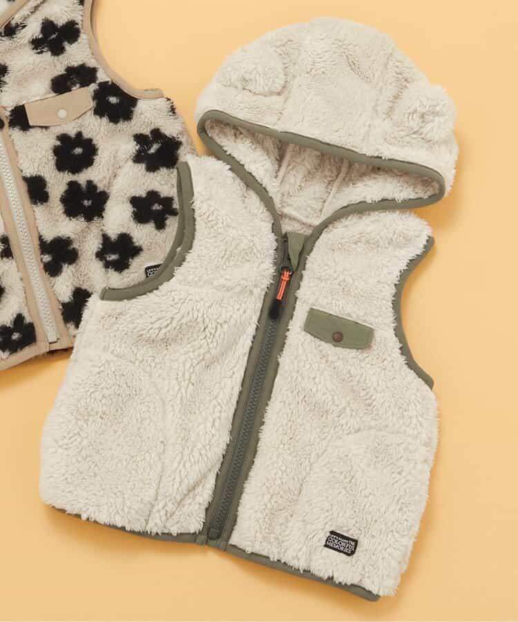 嬰兒仿羊羔絨馬甲