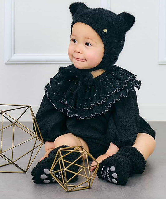 可拆卸領飾連體衣