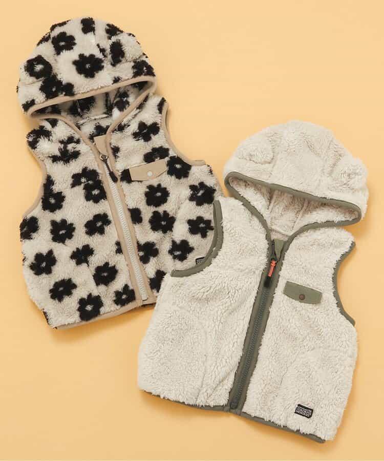 嬰兒仿羊羔絨馬甲