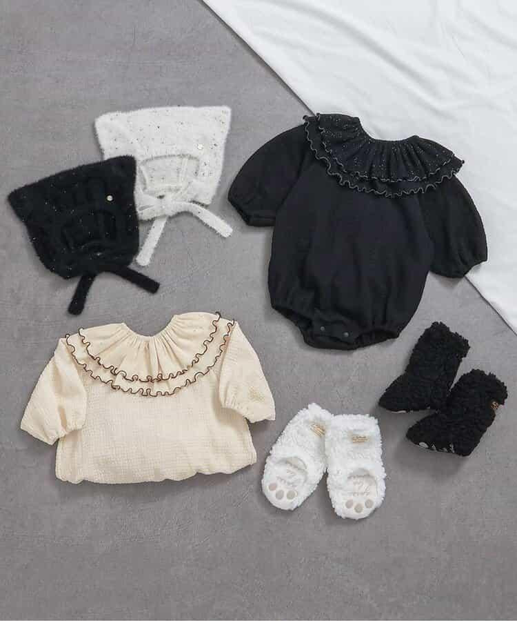 可拆卸領飾連體衣