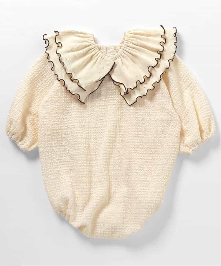 可拆卸領飾連體衣